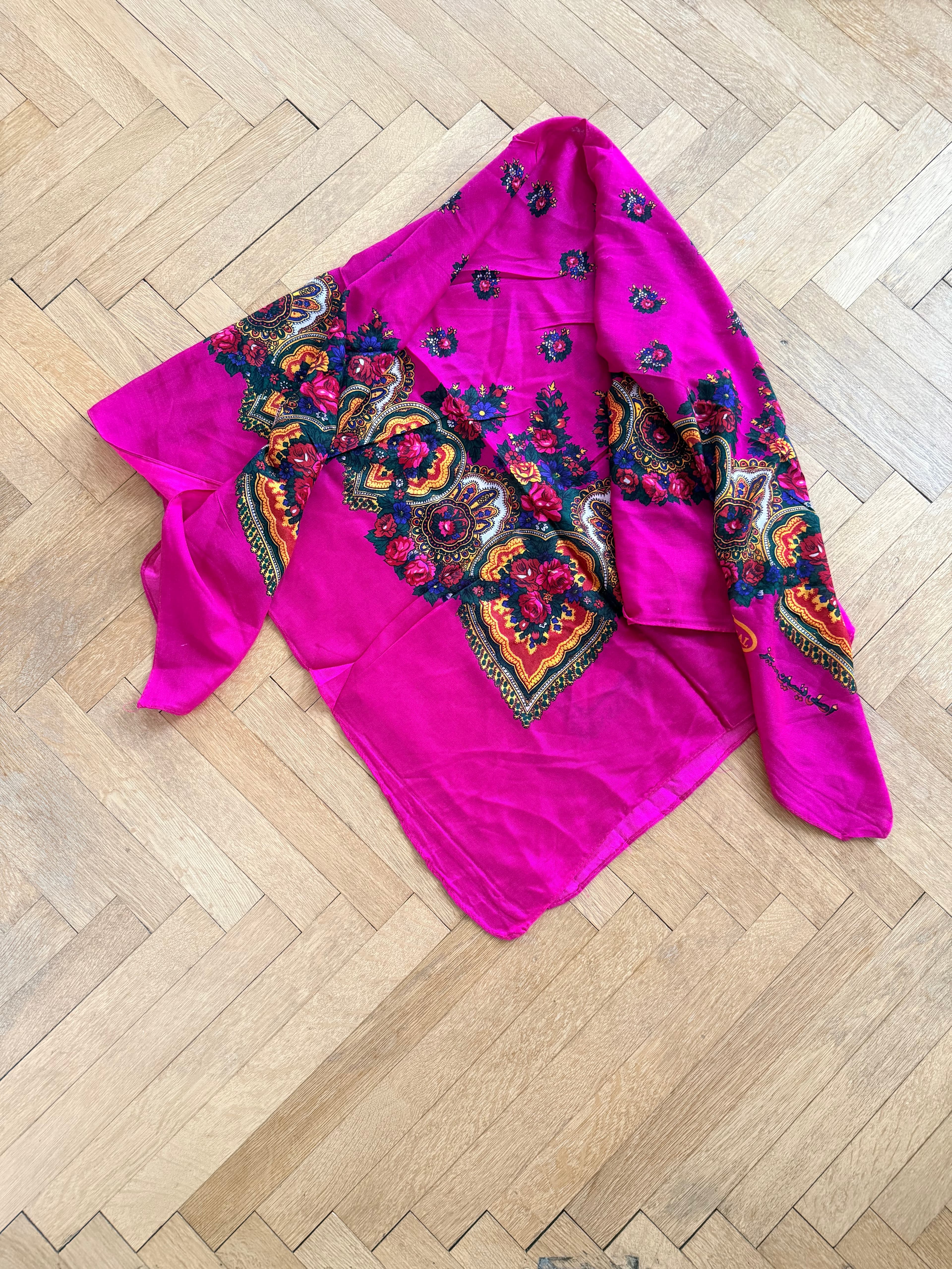 Šátek bojovnice růžový